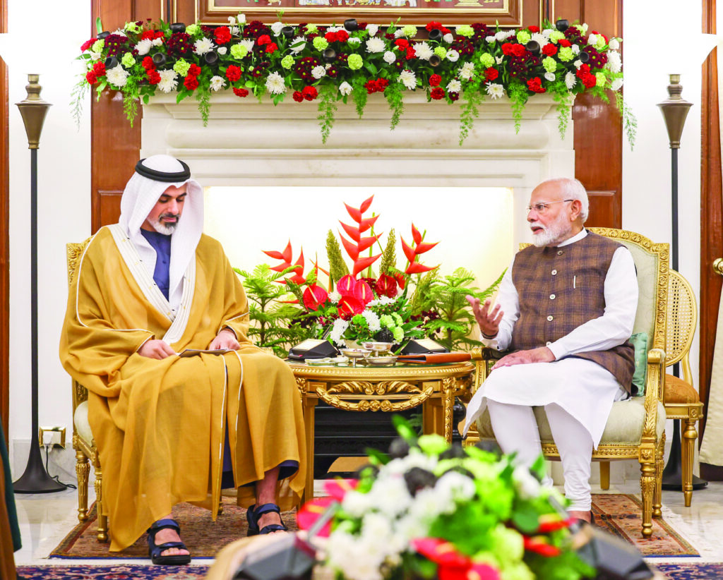 PM Modi and the Crown Prince of Abu Dhabi talk About Enhancing ties Between the UAE and India