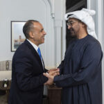 Egyptian Minister and UAE President Talk about Ways to Improve their Bilateral Ties