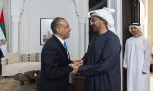 Egyptian Minister and UAE President Talk about Ways to Improve their Bilateral Ties