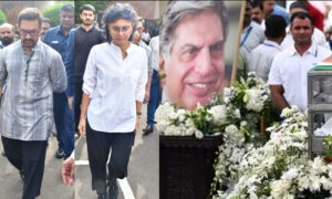 Kiran Rao and Aamir Khan give Ratan Tata their Final Respects