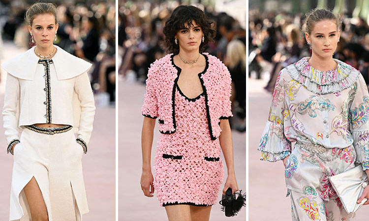 Chanel Makes a Spectacular return to Paris Fashion Week with Feathers Flying