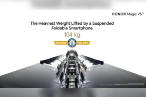 The Honor Magic V5 Establishes a New Guinness World Record for the Durability of Foldable Smartphones