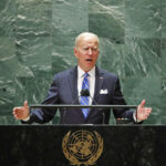 U.S. President Joe Biden addresses the 76th Session of the U.N. General Assembly in New York City