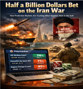 Half a Billion Dollars Bet on the Iran War: How Prediction Markets Are Tracking What Happens Next in the Gulf