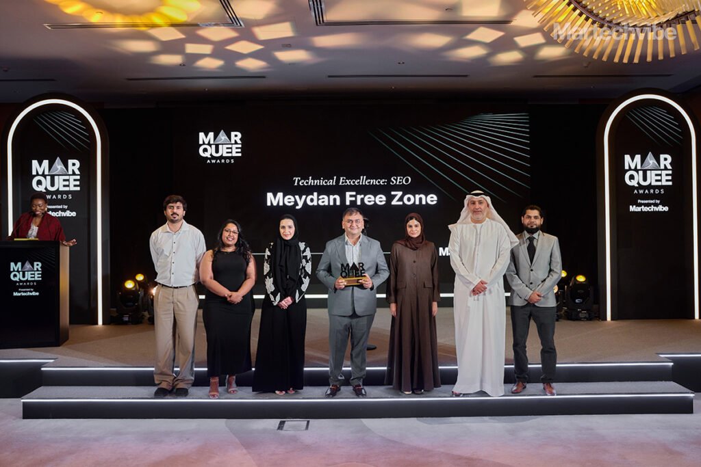 Meydan Free Zone wins two awards at the Marquee Awards 2026 for Performance Marketing and SEO